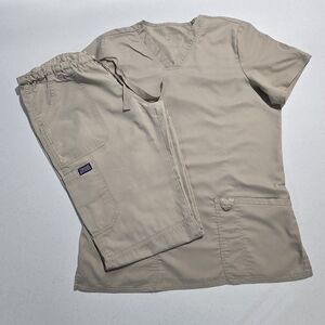 Classic Tan Women's Scrub Set